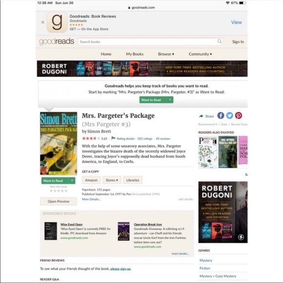 6 Pack Simon Brett Hardback Novels 💙 - Picture 16 of 16